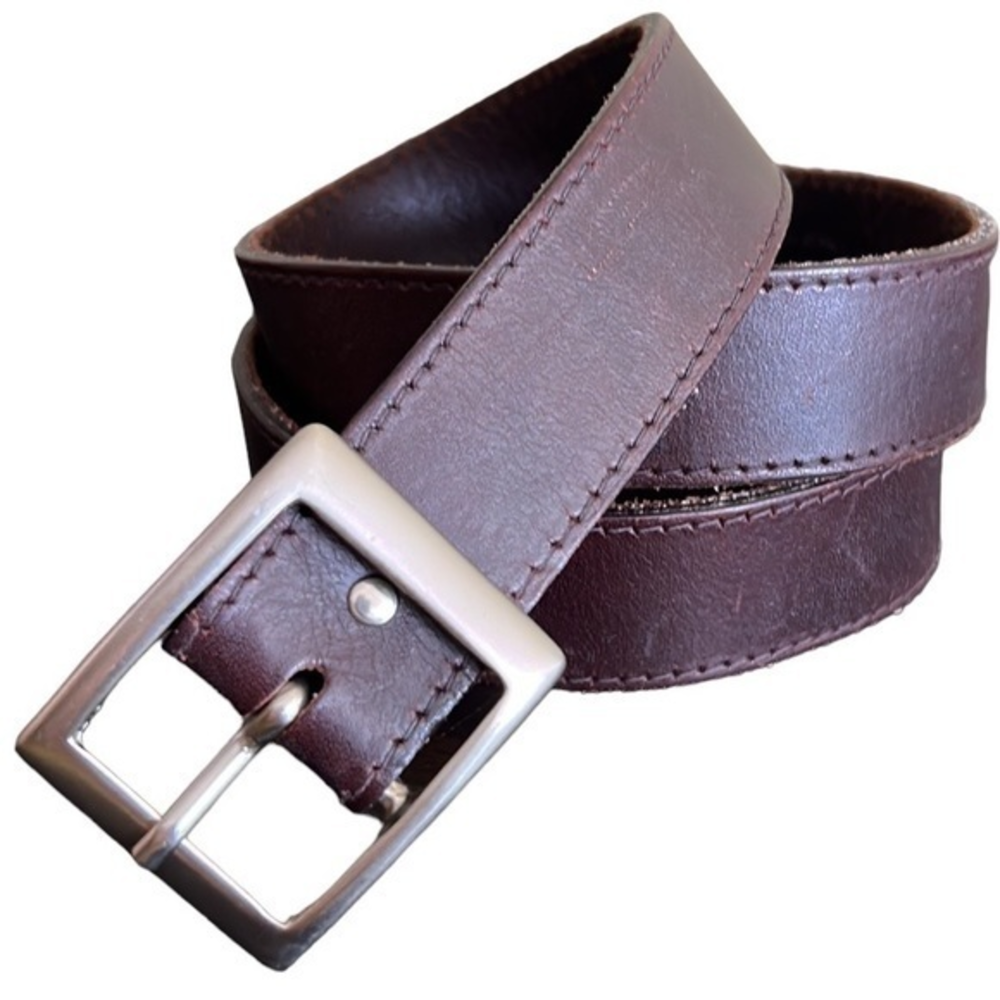 Men’s‎ Brown Genuine leather Belt, medium